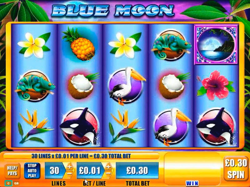Blue Moon Slot Machine