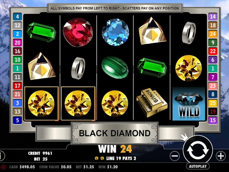 Black Diamond Slots Big Win