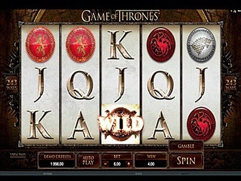 Game Of Thrones Slot Real Money