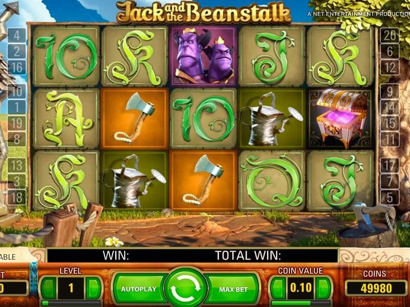 Jack and the Beanstalk Pokies Free Coins