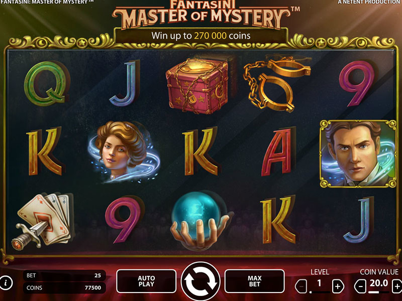 Fantasini Master of Mystery Slots Big Win