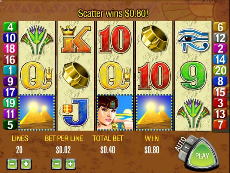 Queen of the Nile Slots Free Coins